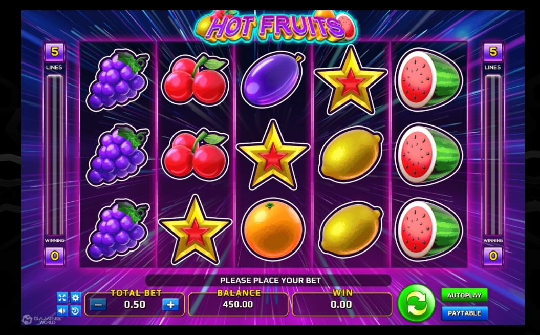 รีวิวเกม HOT FRUITS 1